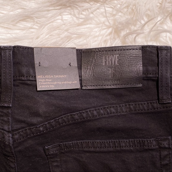 Frye • NWT Melissa Jean in Black Midnight Destroy - Picture 7 of 12